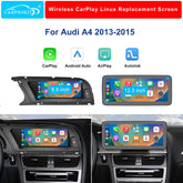 For Audi A4 Wireless CarPlay Android Auto Linux Touch Screen 2013-2015