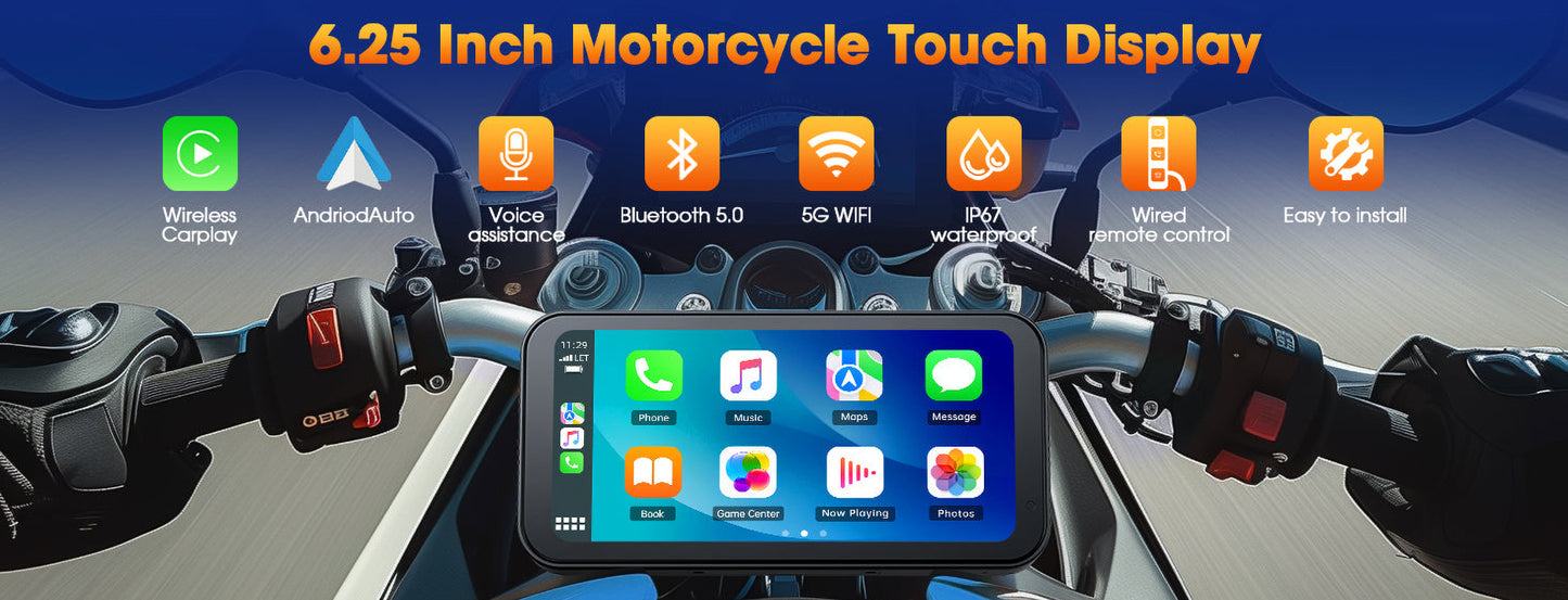 MMB UC-3 Wireless CarPlay Android Auto Mirroring AI Adapter Box for 2017-2022 Cars with Factory Wired CarPlay Function