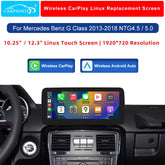 For Benz G Class NTG4.5/5.0 Wireless CarPlay Android Auto Linux Screen