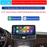 For Benz GLE GLS NTG 5.0 Wireless CarPlay Android Auto Linux Screen