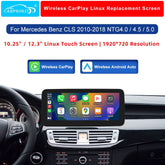 For Benz CLS NTG 4.0/4.5/5.0 Wireless CarPlay Android Auto Linux Screen