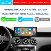 For Mercedes-Benz A/B/CLA/GLA NTG 4.5 2013-2015 Wireless CarPlay Android Auto Linux Touch Screen