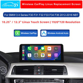 For BMW 3/4 Serie NBT Wireless CarPlay Android Auto Linux Touch Screen