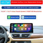 For BMW X1 E84 CIC Wireless CarPlay Android Auto Linux Touch Screen