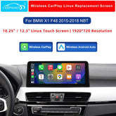 For BMW X1 F48 NBT Wireless CarPlay Android Auto Linux Touch Screen