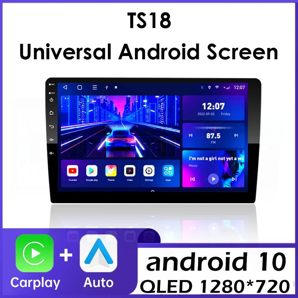 Universal Car Android OS Screen CarPlay Android Auto Navigation