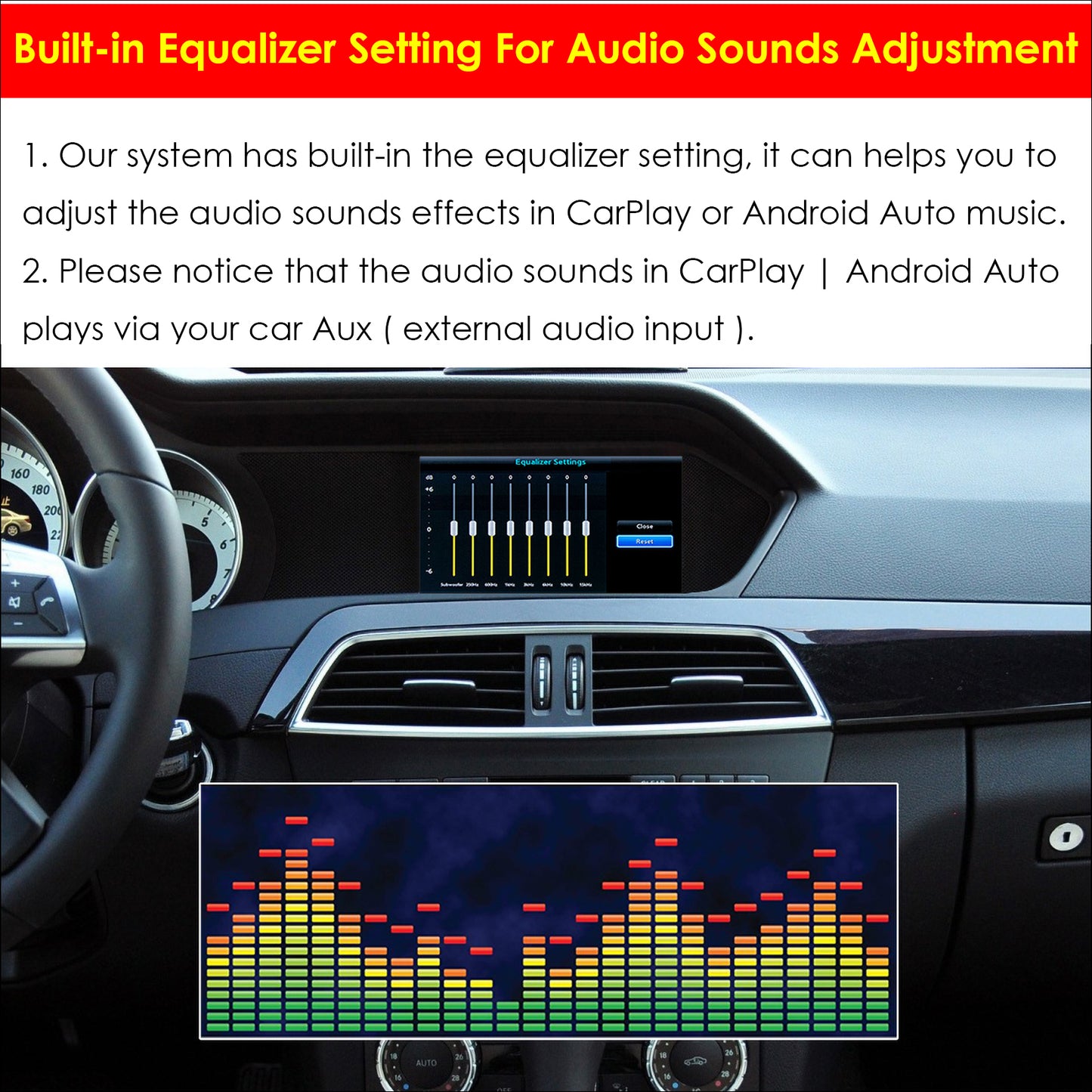 CarProKit Wireless CarPlay Android Auto Mirroring Retrofit Kit For Mercedes Benz A/B/C/E/S CLA CLS GLA GLC GLE GLS GLK ML AMG 2012-2014 NTG 4.5 4.7