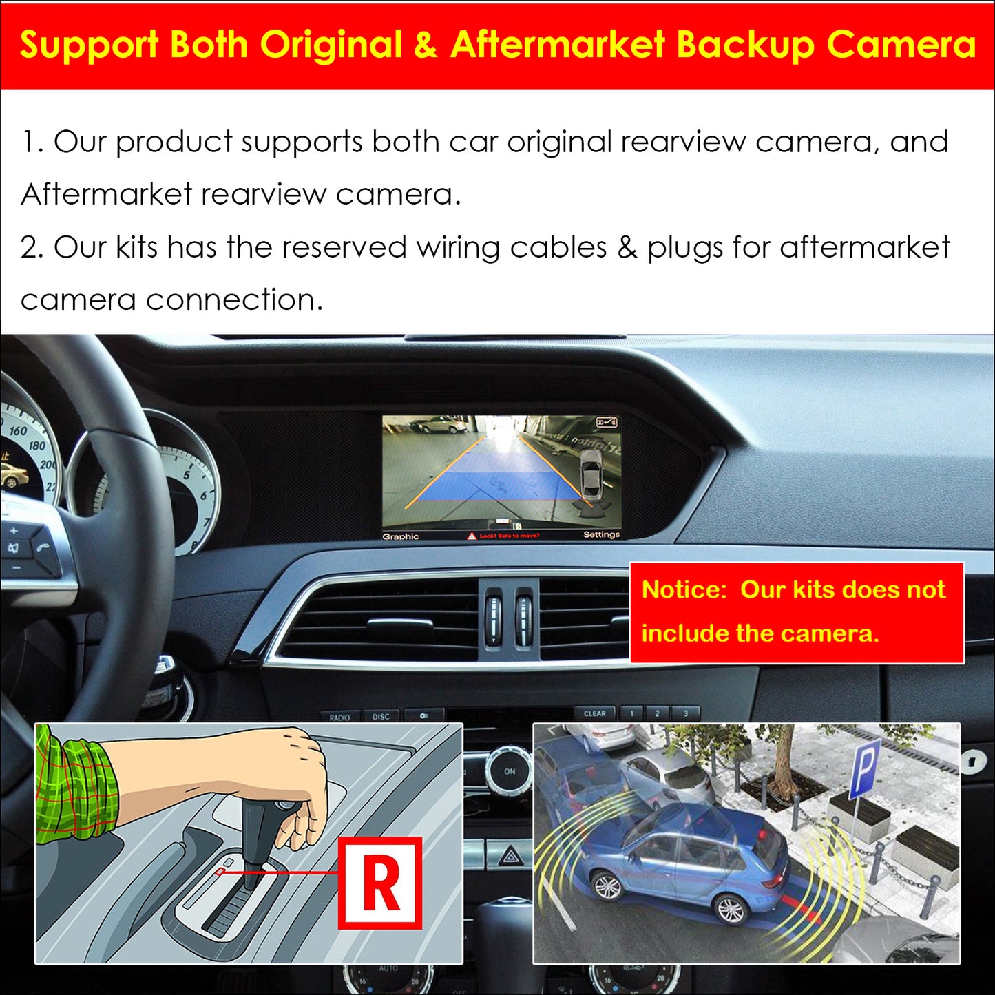CarProKit Wireless CarPlay Android Auto Mirroring Retrofit Kit For Mercedes Benz A/B/C/E/S CLA CLS GLA GLC GLE GLS GLK ML AMG 2012-2014 NTG 4.5 4.7