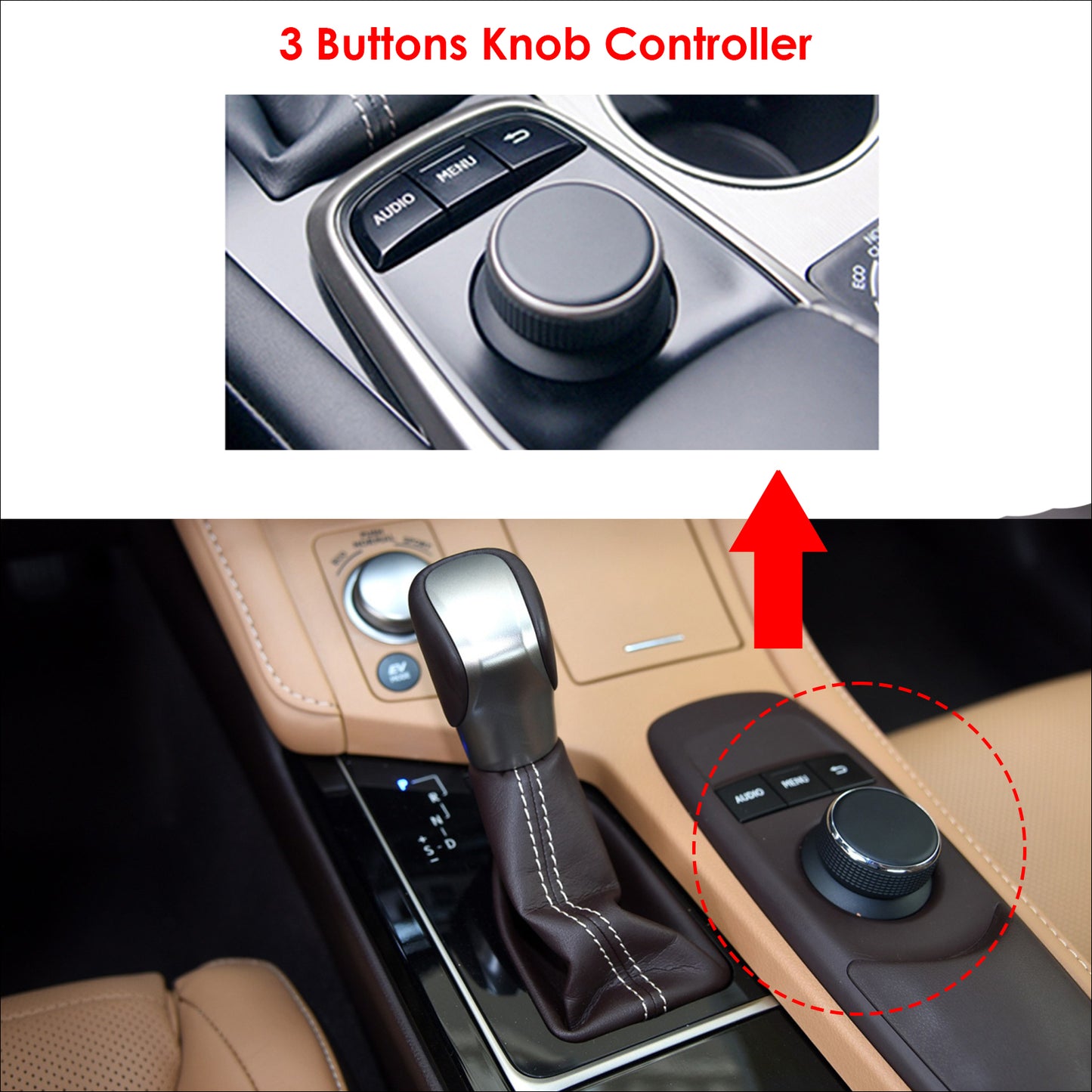 CarProKit Wireless CarPlay + Android Auto + Mirroring Nachrüstmodul-Kits für Lexus ES IS GS LS NX RX LX UX GX RC LC CT 2014–2019