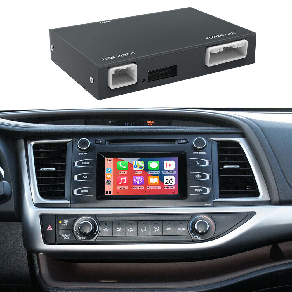 CarProKit Wireless CarPlay Android Auto Mirroring Nachrüstsatz für Toyota Highlander Prius RAV4 Corolla Sienna Carmy Avalon Touch2 &amp; Entune2 System