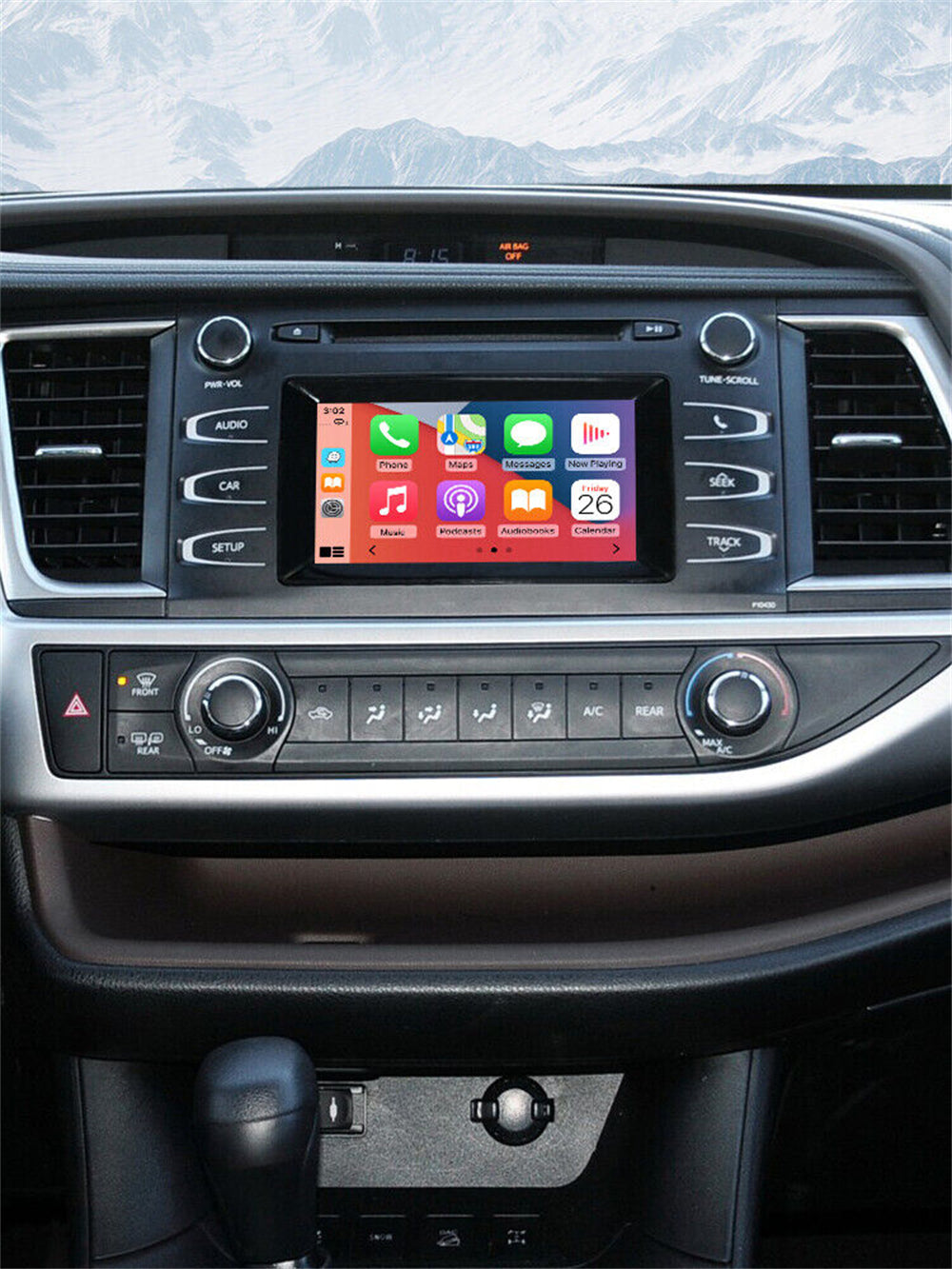 CarProKit Wireless CarPlay Android Auto Mirroring Retrofit Kit for Toyota Highlander Prius RAV4 Corolla Sienna Carmy Avalon Touch2 & Entune2 System