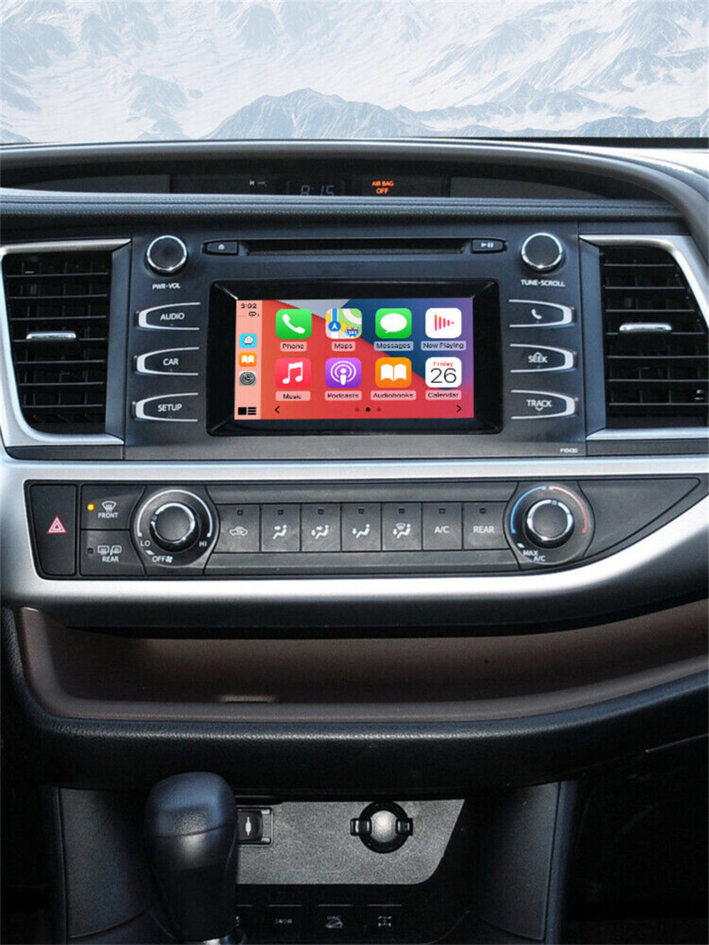 CarProKit Wireless CarPlay Android Auto Mirroring Nachrüstsatz für Toyota Highlander Prius RAV4 Corolla Sienna Carmy Avalon Touch2 &amp; Entune2 System