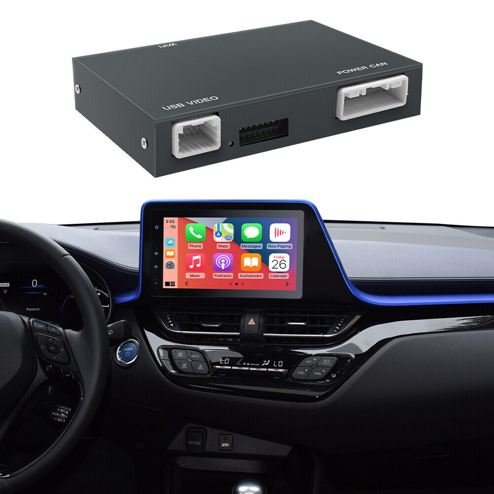 CarProKit Wireless CarPlay Android Auto Mirroring Nachrüstsatz für Toyota Highlander Prius RAV4 Corolla Sienna Carmy Avalon Touch2 &amp; Entune2 System