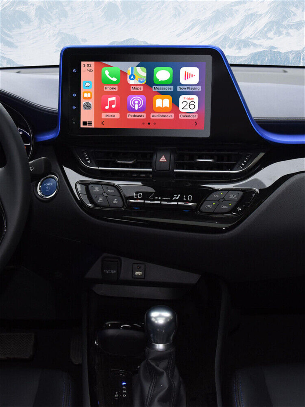 CarProKit Wireless CarPlay Android Auto Mirroring Nachrüstsatz für Toyota Highlander Prius RAV4 Corolla Sienna Carmy Avalon Touch2 &amp; Entune2 System
