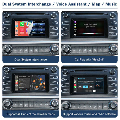CarProKit Wireless CarPlay Android Auto Mirroring Nachrüstsatz für Toyota Highlander Prius RAV4 Corolla Sienna Carmy Avalon Touch2 &amp; Entune2 System