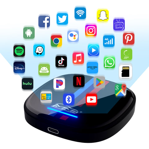 MMB BMW Android 13.0 Video AI Box Adapter Built-in YouTube Netflix Hulu For BMW / MINI Cooper EVO ID6 ID7 ID8 ID9 with Original Wireless CarPlay