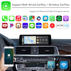 CarProKit for BMW Wireless CarPlay Android Auto Retrofit Kit Support BMW 1/2/3/4/5/6/7 Series X1-X7 CIC | NBT | EVO System 2009-2020