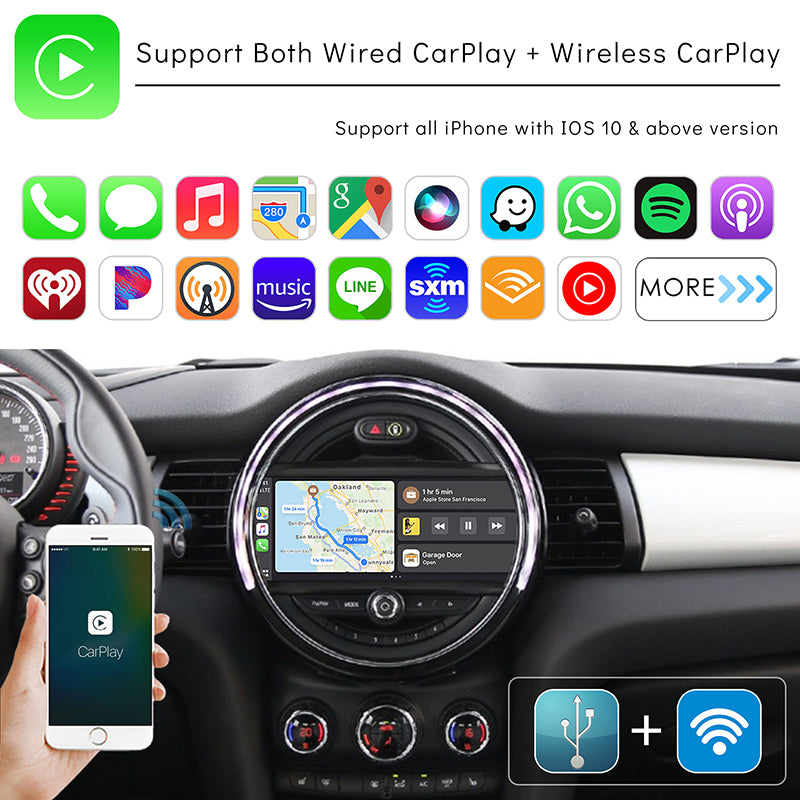 For MINI Cooper NBT Wireless Apple CarPlay Android Auto Retrofit Kit ...