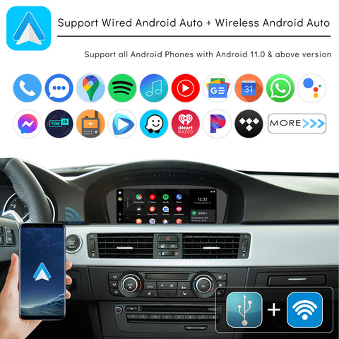CarProKit for BMW Wireless CarPlay Android Auto Retrofit Kit + Backup Camera Support BMW 1/2/3/4/5/6/7 Series X1-X7 CIC | NBT System 2009-2016