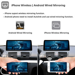 10.25" 12.3" Linux Touch Screen Wireless CarPlay Android Auto for BMW 1 Series 2004-2008