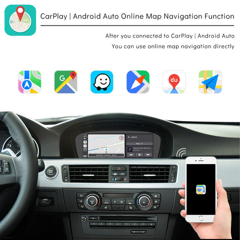 CarProKit for BMW Wireless CarPlay Android Auto Retrofit Kit + Backup Camera Support BMW 1/2/3/4/5/6/7 Series X1-X7 CIC | NBT System 2009-2016