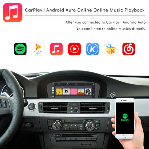 CarProKit for BMW Wireless CarPlay Android Auto Retrofit Kit + Backup Camera Support BMW 1/2/3/4/5/6/7 Series X1-X7 CIC | NBT System 2009-2016