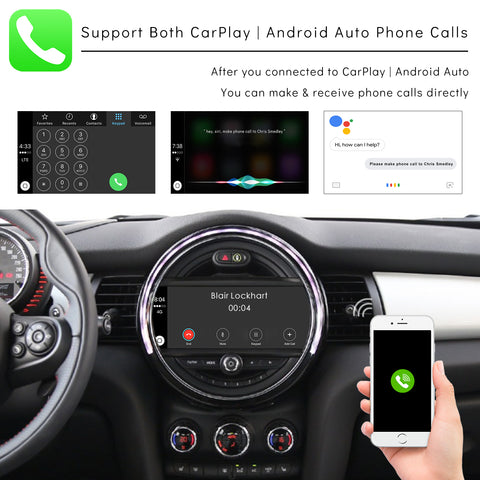 CarProKit for MINI Cooper Wireless CarPlay Android Auto Mirroring Retrofit Kit Support F54 F55 F56 F57 R58 R59 R60 R61 NBT System 2013-2017