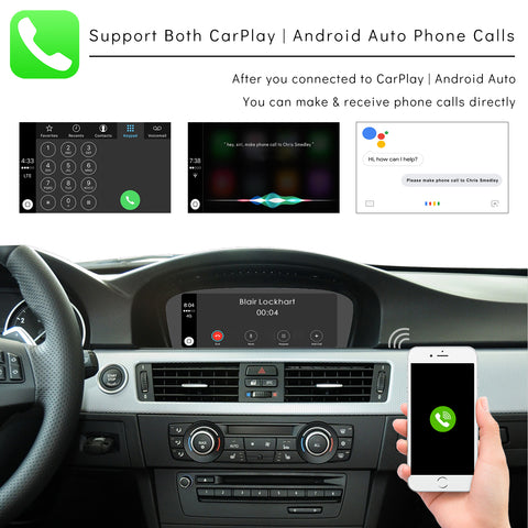 CarProKit for BMW Wireless CarPlay Android Auto Retrofit Kit + Backup Camera Support BMW 1/2/3/4/5/6/7 Series X1-X7 CIC | NBT System 2009-2016