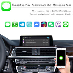 CarProKit for BMW Wireless CarPlay Android Auto Retrofit Kit Support BMW 1/2/3/4/5/6/7 Series X1-X7 CIC | NBT | EVO System 2009-2020