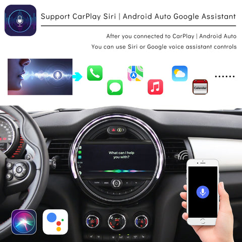 CarProKit for MINI Cooper Wireless CarPlay Android Auto Mirroring Retrofit Kit Support F54 F55 F56 F57 R58 R59 R60 R61 NBT System 2013-2017