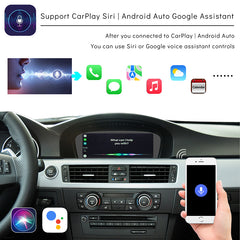 CarProKit for BMW Wireless CarPlay Android Auto Retrofit Kit + Backup Camera Support BMW 1/2/3/4/5/6/7 Series X1-X7 CIC | NBT System 2009-2016