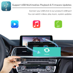 CarProKit for BMW Wireless CarPlay Android Auto Retrofit Kit Support BMW 1/2/3/4/5/6/7 Series X1-X7 CIC | NBT | EVO System 2009-2020