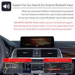 CarProKit for BMW Wireless CarPlay Android Auto Retrofit Kit Support BMW 1/2/3/4/5/6/7 Series X1-X7 CIC | NBT | EVO System 2009-2020