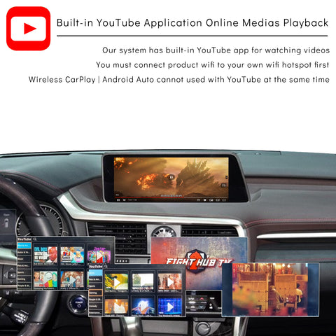 CarProKit for Lexus Wireless CarPlay Android Auto Retrofit Kit Support Lexus ES IS GS LS NX LX UX RC LC CT 2014-2020 | RX 2016-2020