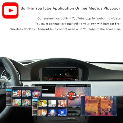 CarProKit for BMW Wireless CarPlay Android Auto Retrofit Kit + Backup Camera Support BMW 1/2/3/4/5/6/7 Series X1-X7 CIC | NBT System 2009-2016