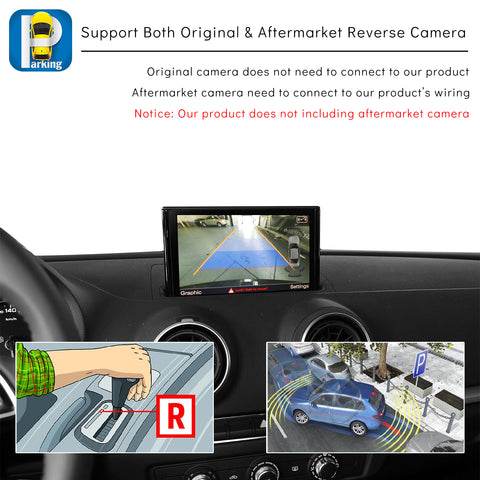 CarProKit for Audi A3 A4 A5 A6 A7 A8 Q3 Q5 Q7 2010-2019 Wireless Apple CarPlay Android Auto Retrofit Kit