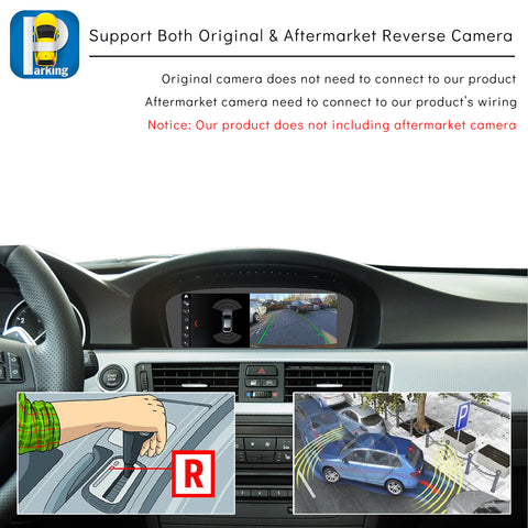 CarProKit for BMW Wireless CarPlay Android Auto Retrofit Kit + Backup Camera Support BMW 1/2/3/4/5/6/7 Series X1-X7 CIC | NBT System 2009-2016
