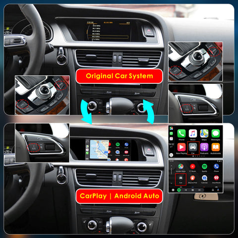 CarProKit for Audi A4 A5 S4 S5 RS4 RS5 Q5 B8 MMI 3G 2010-2019 Wireless Apple CarPlay Android Auto Retrofit Kit