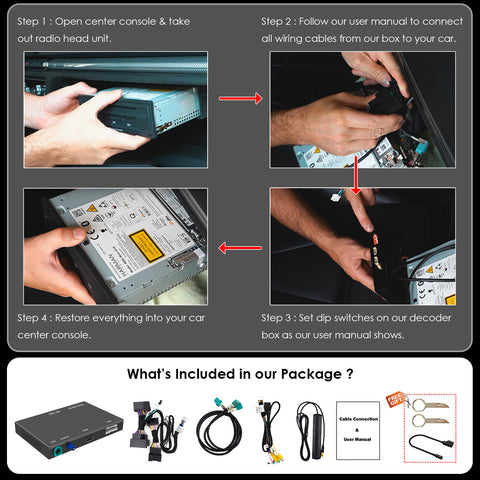 CarProKit for Audi A4 A5 S4 S5 RS4 RS5 Q5 B8 MMI 3G 2010-2019 Wireless Apple CarPlay Android Auto Retrofit Kit