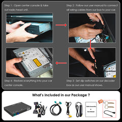 CarProKit Wireless CarPlay Android Auto AirPlay USB Mirroring YouTube Nachrüstmodul-Kit Passend für Audi A4 A5 S4 S5 RS4 RS5 Q5 B8 MMI 3G+ 2010–2019 