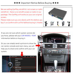 CarProKit for BMW Wireless CarPlay Android Auto Retrofit Kit + Backup Camera Support BMW 1/2/3/4/5/6/7 Series X1-X7 CIC | NBT System 2009-2016