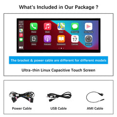 For Audi A3 S3 2014-2019 Wireless CarPlay Android Auto Linux Touch Screen
