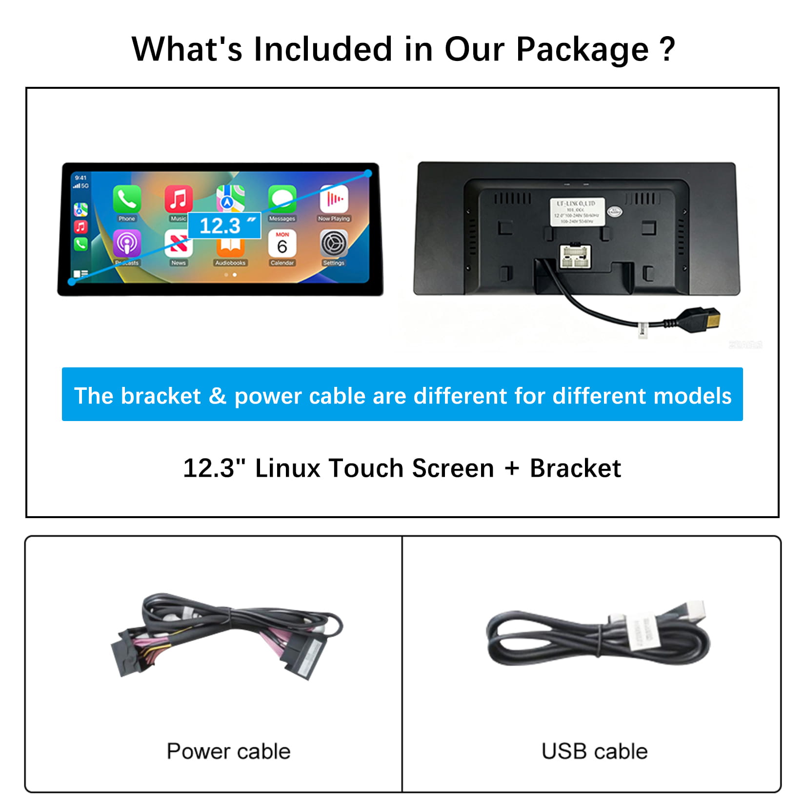 BMW 1 Series E81-E88 Wireless CarPlay Android Auto Linux Touch