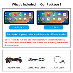 For Mercedes-Benz A/B/CLA/GLA NTG 4.5 2013-2015 Wireless CarPlay Android Auto Linux Touch Screen