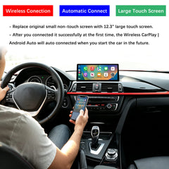 For BMW 3/4 Series NBT EVO 2012-2019 Wireless CarPlay Android Auto Linux Touch Screen