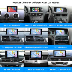 For Audi Wireless CarPlay Android Auto + Reverse Camera Retrofit Kit