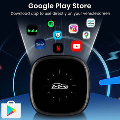 MMB Q2W Wireless Apple CarPlay Android Auto Adapter Android 13.0 YouTube Netflix AI Box 4GB+64GB For 2016-2025 Cars with Factory Wired CarPlay - CarProKit Offical Store