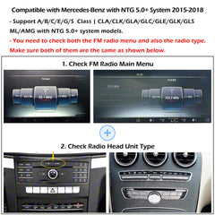 CarProKit 无线 CarPlay Android 自动镜像改装套件适用于梅赛德斯奔驰 A/B/C/E/S CLA CLS GLA GLC GLE GLS GLK ML AMG 2015-2018 NTG 5.0