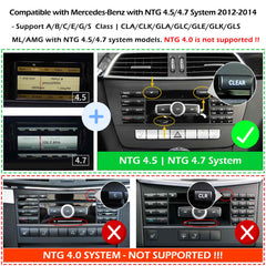For Mercedes-Benz NTG 4.5 4.7 Wireless CarPlay Android Auto Retrofit Kit