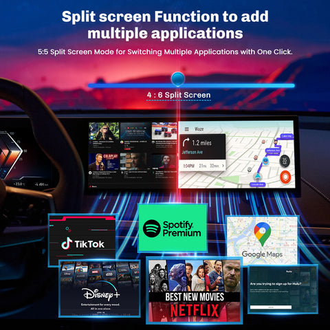 MMB BMW Android 13.0 Video AI Box Adapter Built-in YouTube Netflix Hulu For BMW / MINI Cooper EVO ID6 ID7 ID8 ID9 with Original Wireless CarPlay